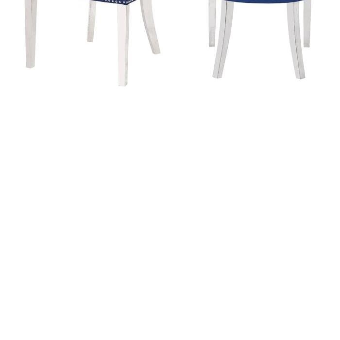 RITA STAINLESS STEEL LEGS NAVY – 2 CHAIRS PER BOX