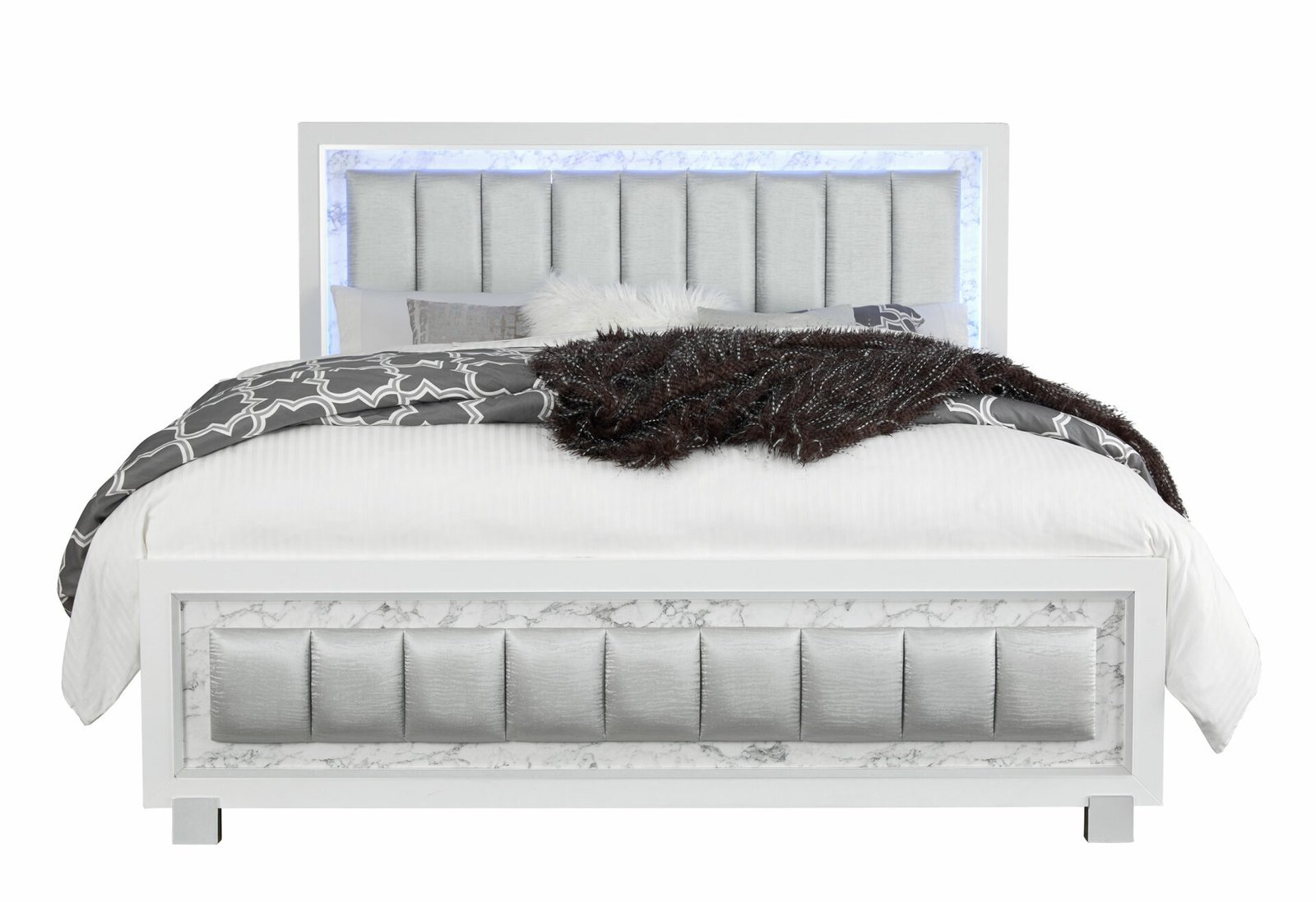 SANTORINI WHITE FULL BED
