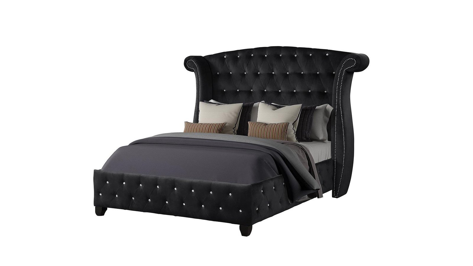 SOPHIA FULL BED BLACK
