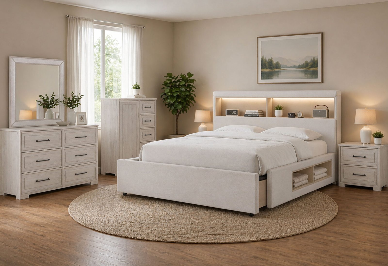 SADIE/CLARA BEIGE QUEEN EED GROUP