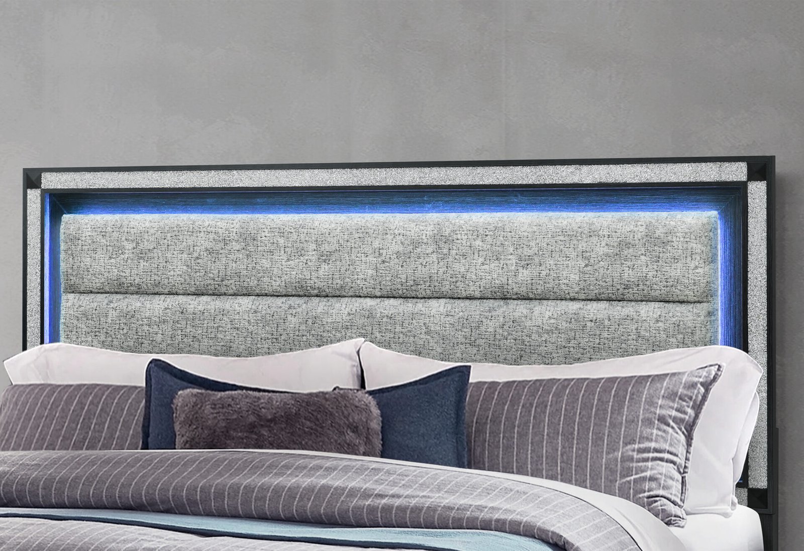 SOLEIL CHARCOAL QUEEN BED GROUP - Image 2