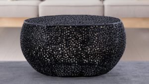 T3502-32 ROUND COFFEE TABLE BLACK