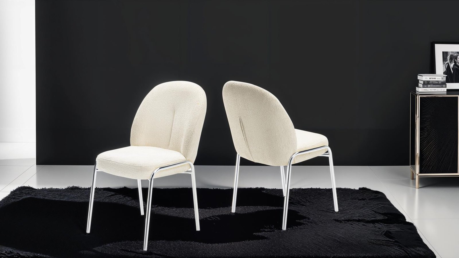 TOPAZ STEEL LEGS BEIGE – 2 CHAIRS PER BOX