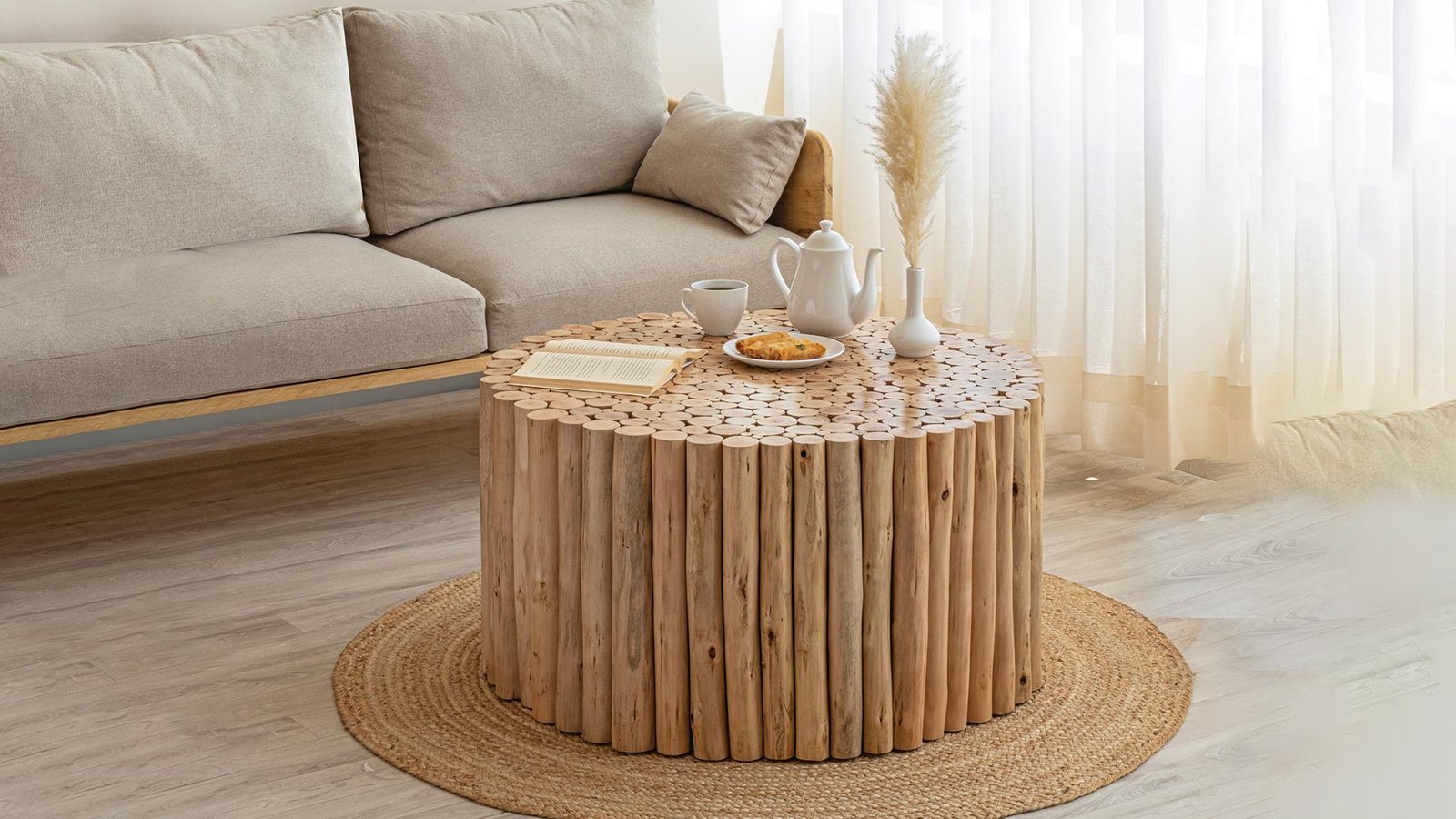 CT1009-32-01 / JN-002-N COFFEE TABLE NATURAL