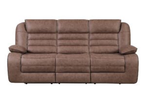 U2250 BROWN RECLINING SOFA