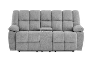U6000 SMOKE CONSOLE RECLINING LOVESEAT