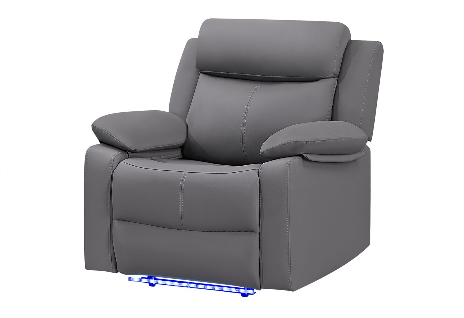 U6026-GREY-PU-46A-RS-W-LED-2.jpg U6026 GREY PU 46A GLIDER RECLINER WITH LED - Image 2