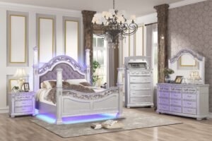 VALENTINA SILVER BEDROOM