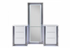 YLIME SMOOTH WHITE VANITY WITH LED