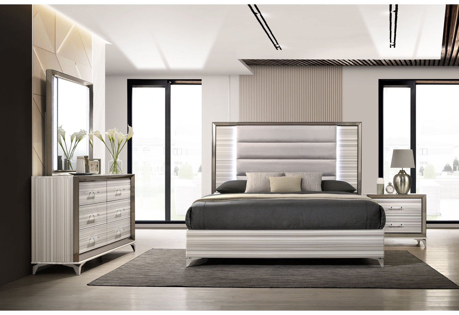 ZAMBRANO WHITE DRESSER - Image 4