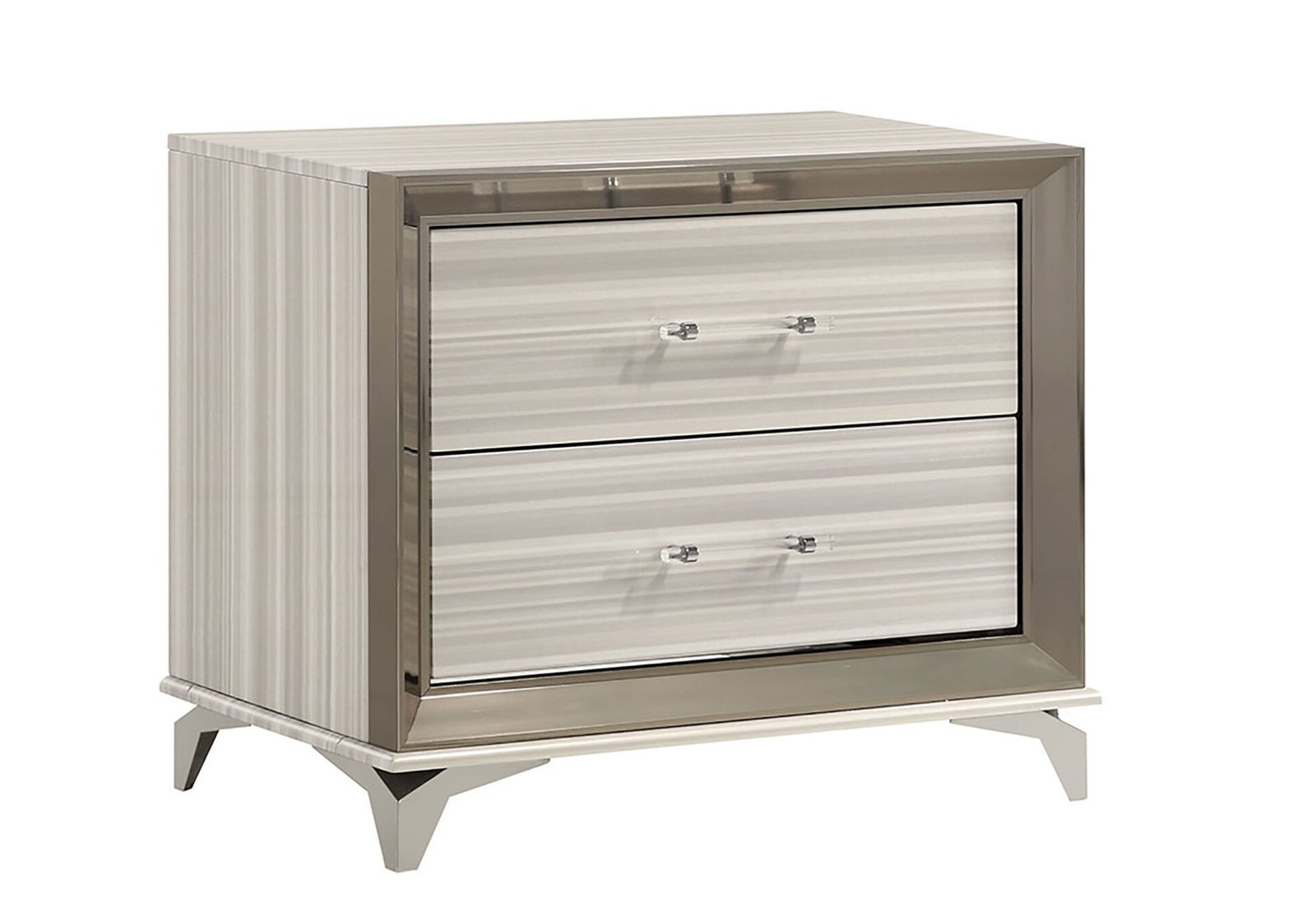 ZAMBRANO WHITE NIGHTSTAND - Image 2