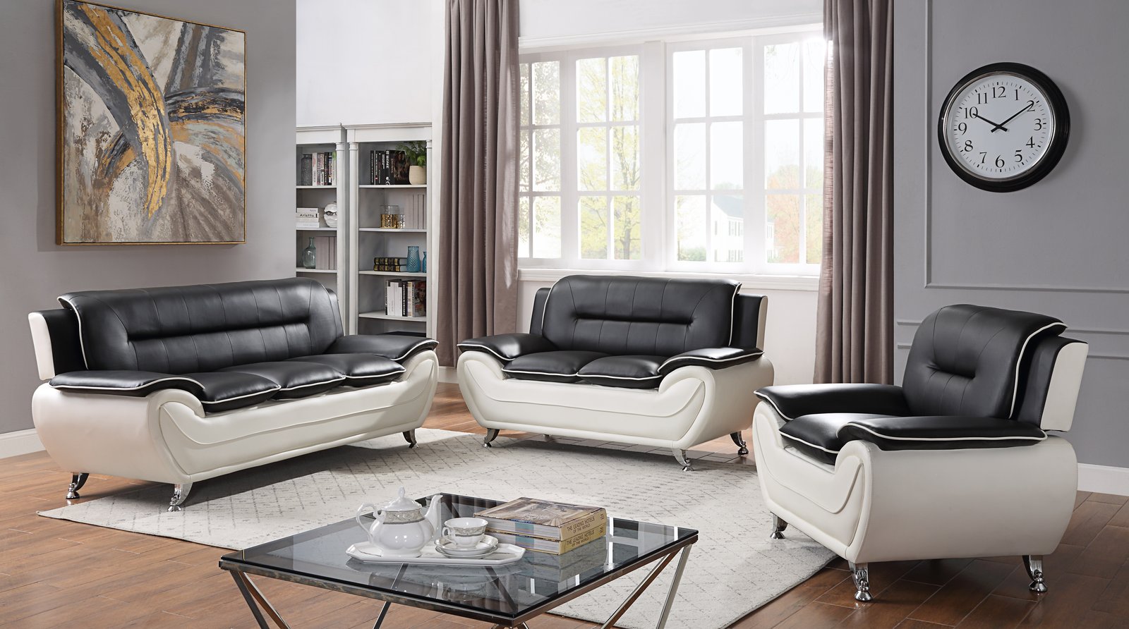 2 Piece Sofa and Loveseat – 1076
