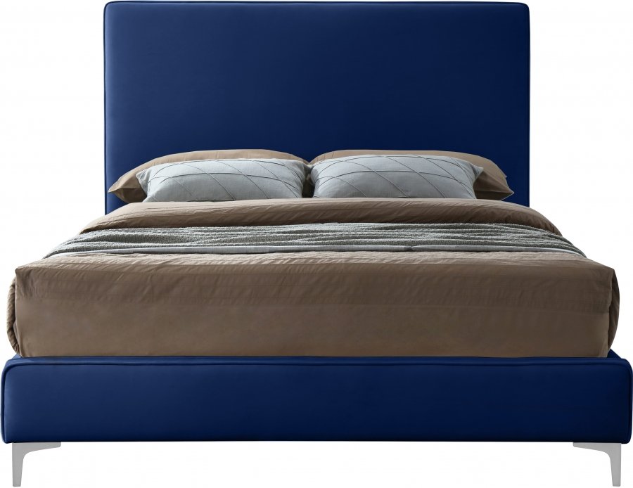 Geri Velvet Upholstered Bed - Image 6