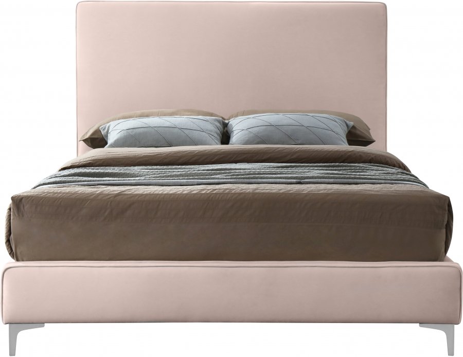 Geri Velvet Upholstered Bed - Image 6