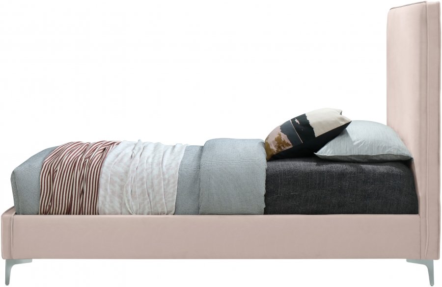 Geri Velvet Upholstered Bed - Image 10