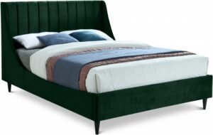 Eva Velvet Upholstered Bed