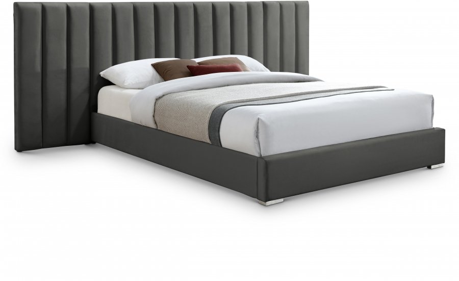 Pablo Velvet Upholstered Bed