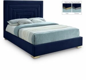 Nora Velvet Upholstered Bed