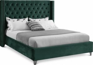 Aiden Velvet Upholstered Bed