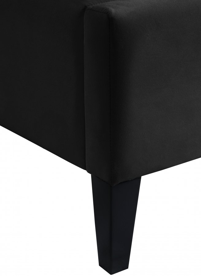 Fritz Velvet Upholstered Bed - Image 8