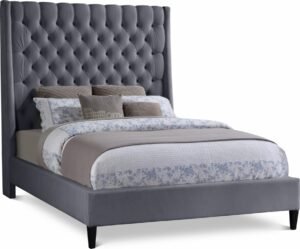 Fritz Velvet Upholstered Bed