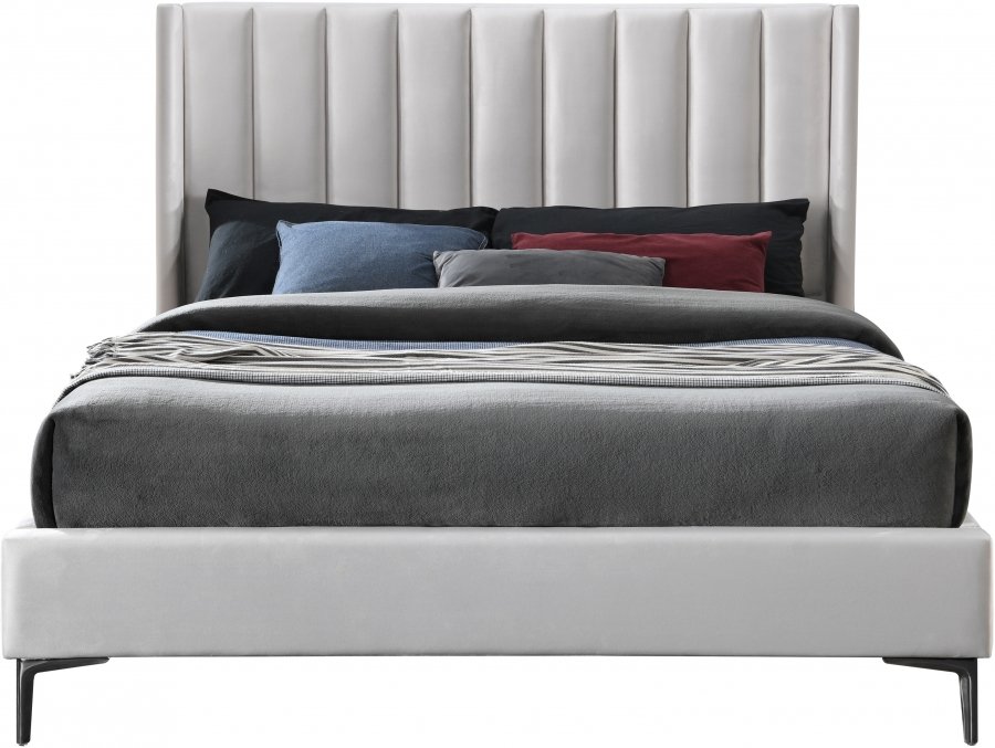 Nadia Velvet Upholstered Bed - Image 3