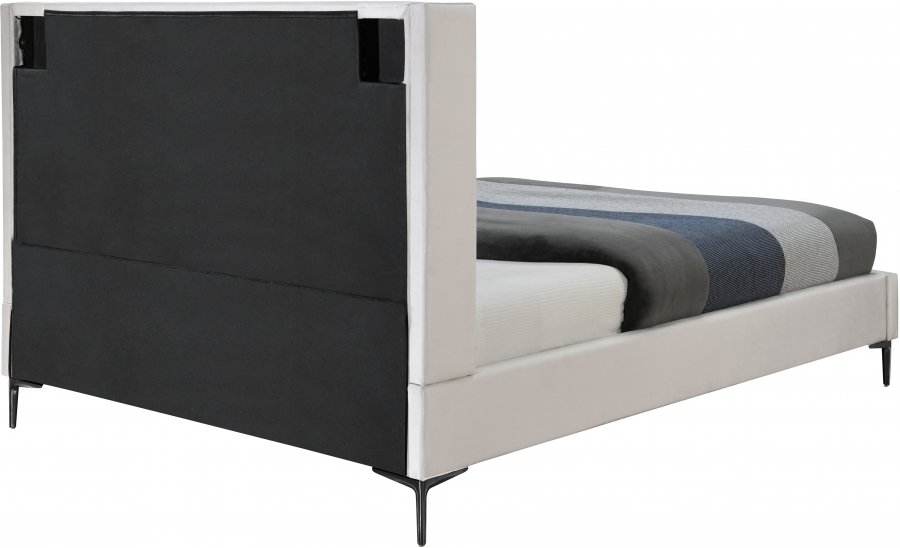 Nadia Velvet Upholstered Bed - Image 6