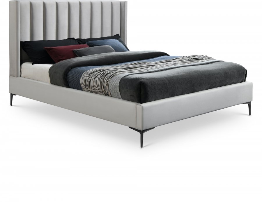 Nadia Velvet Upholstered Bed
