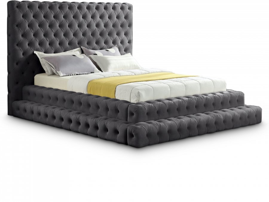Revel Velvet Upholstered Bed