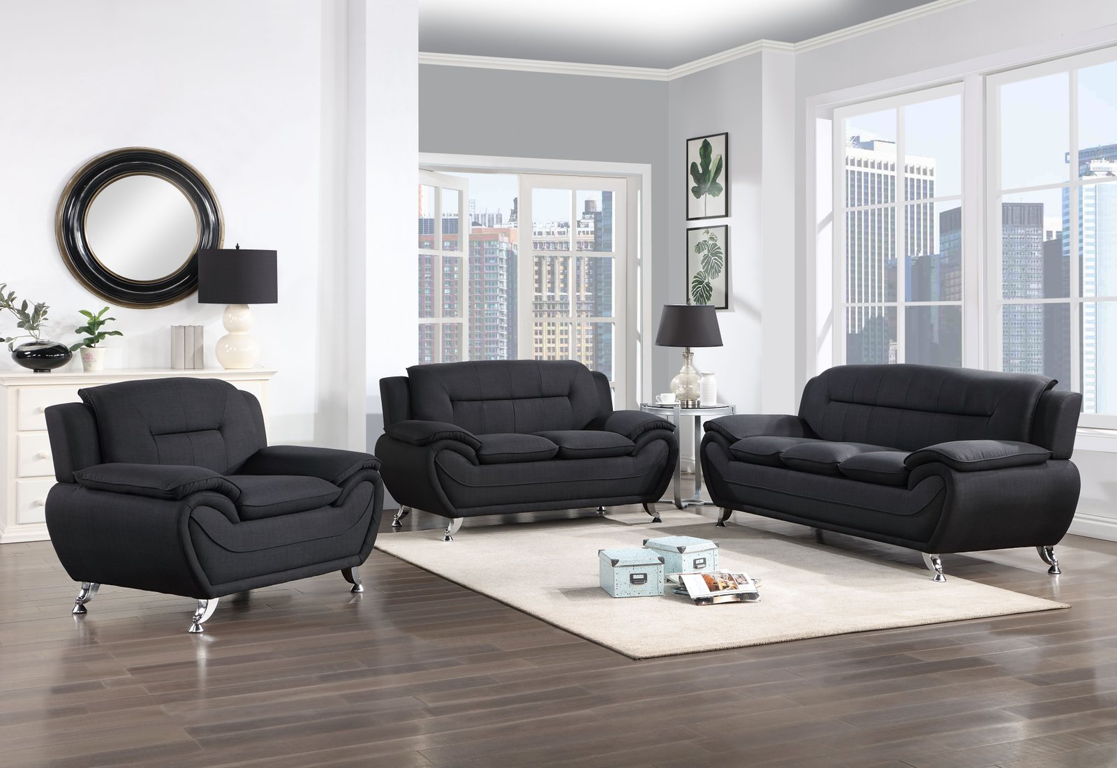 2 Piece Sofa and Loveseat – 1360