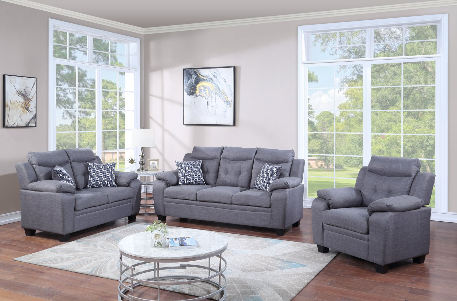 2 Piece Sofa and Loveseat – 1374