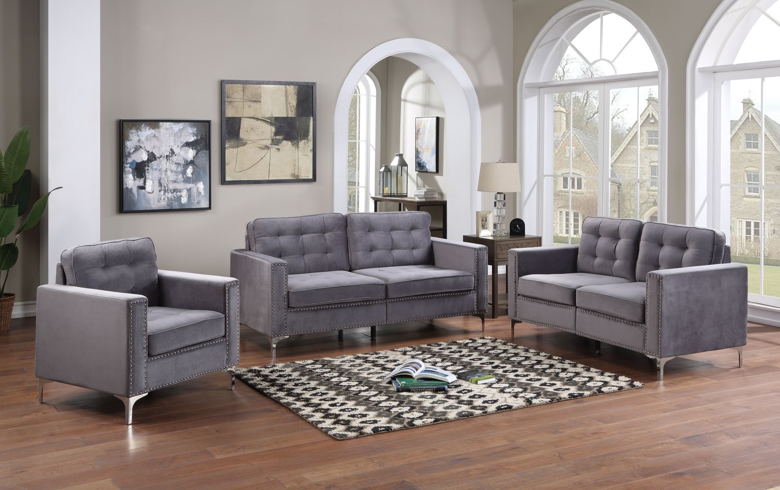 2 Piece Sofa and Loveseat – 1404