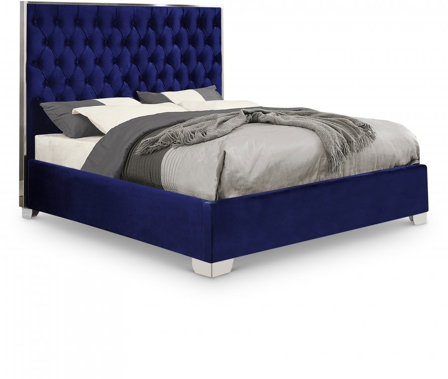 Lexi Velvet Upholstered Bed