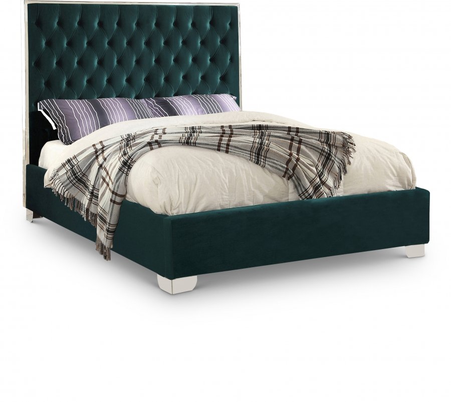 Lexi Velvet Upholstered Bed