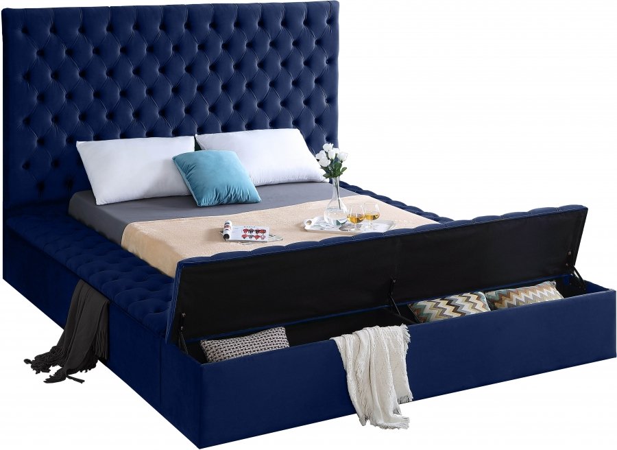Bliss Velvet Upholstered Bed - Image 2