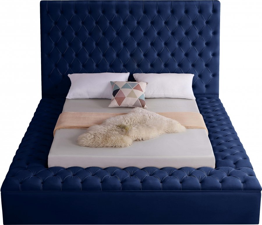 Bliss Velvet Upholstered Bed - Image 5