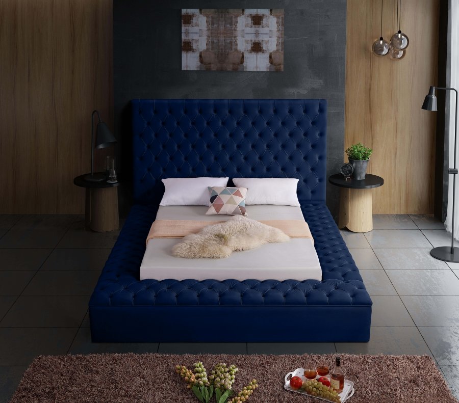 Bliss Velvet Upholstered Bed - Image 6