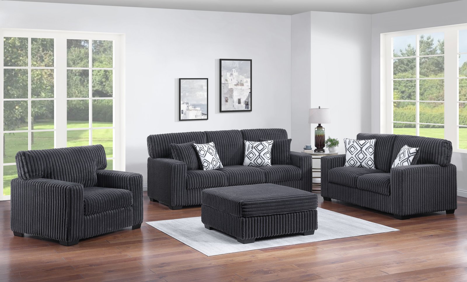 2 Piece Sofa and Loveseat – 1556/3656-OTT