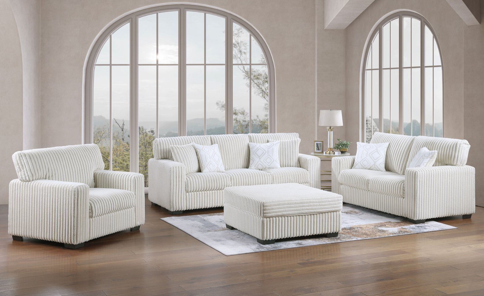 2 Piece Sofa and Loveseat – 1557/3657-OTT