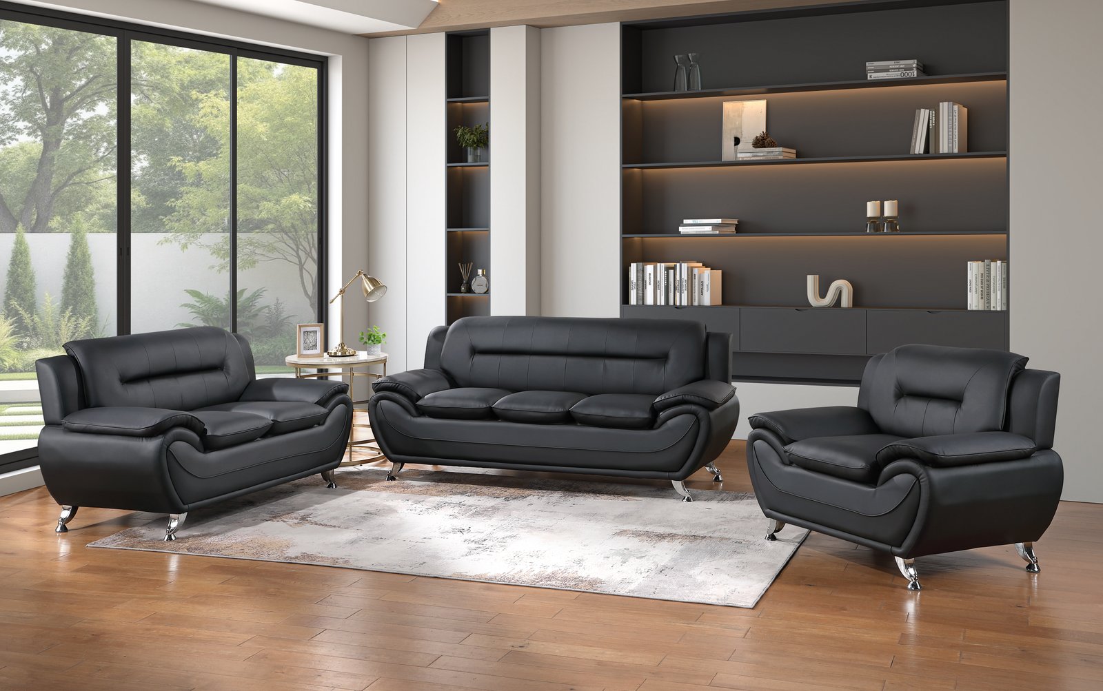 2 Piece Sofa and Loveseat – 1070-1