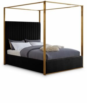 Jones Velvet Upholstered Bed
