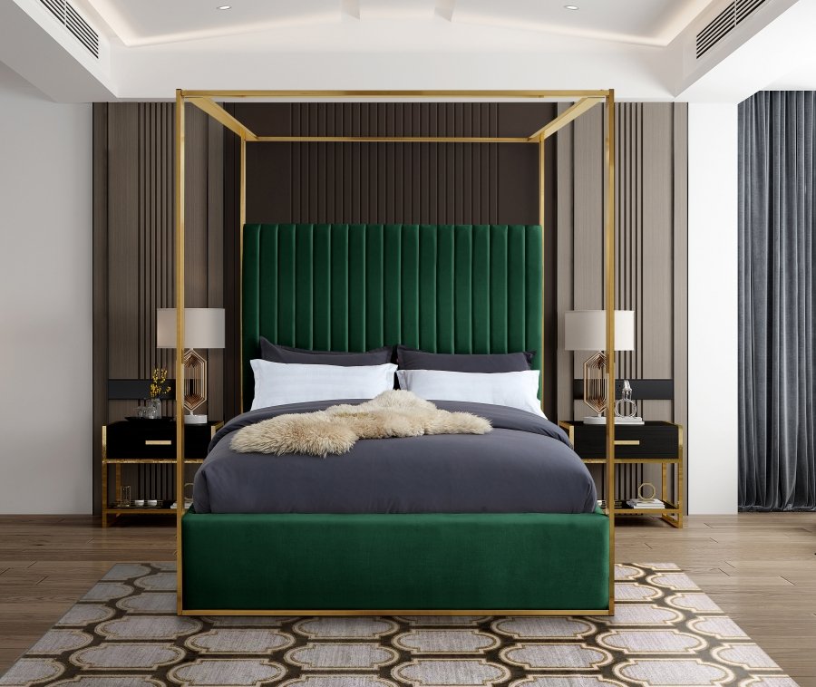 17530-3.jpg Jones Velvet Upholstered Bed - Image 4