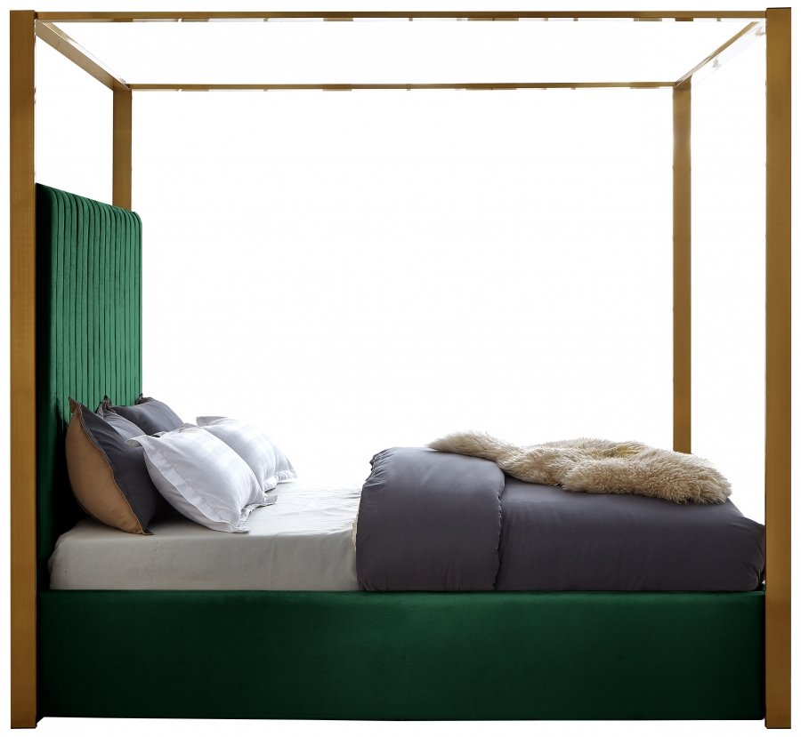 17530-4.jpg Jones Velvet Upholstered Bed - Image 5