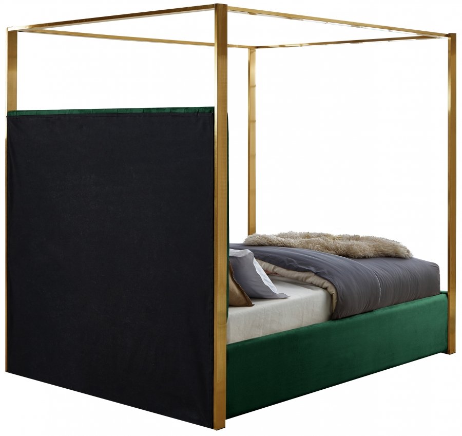 17530-5.jpg Jones Velvet Upholstered Bed - Image 6