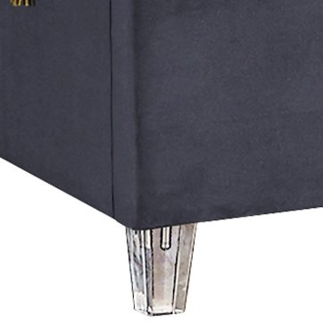Candace Velvet Upholstered Bed - Image 3