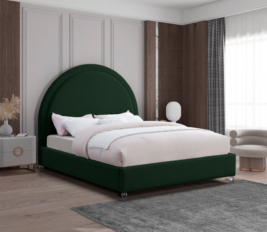 Milo Boucle Fabric Upholstered Bed - Image 2