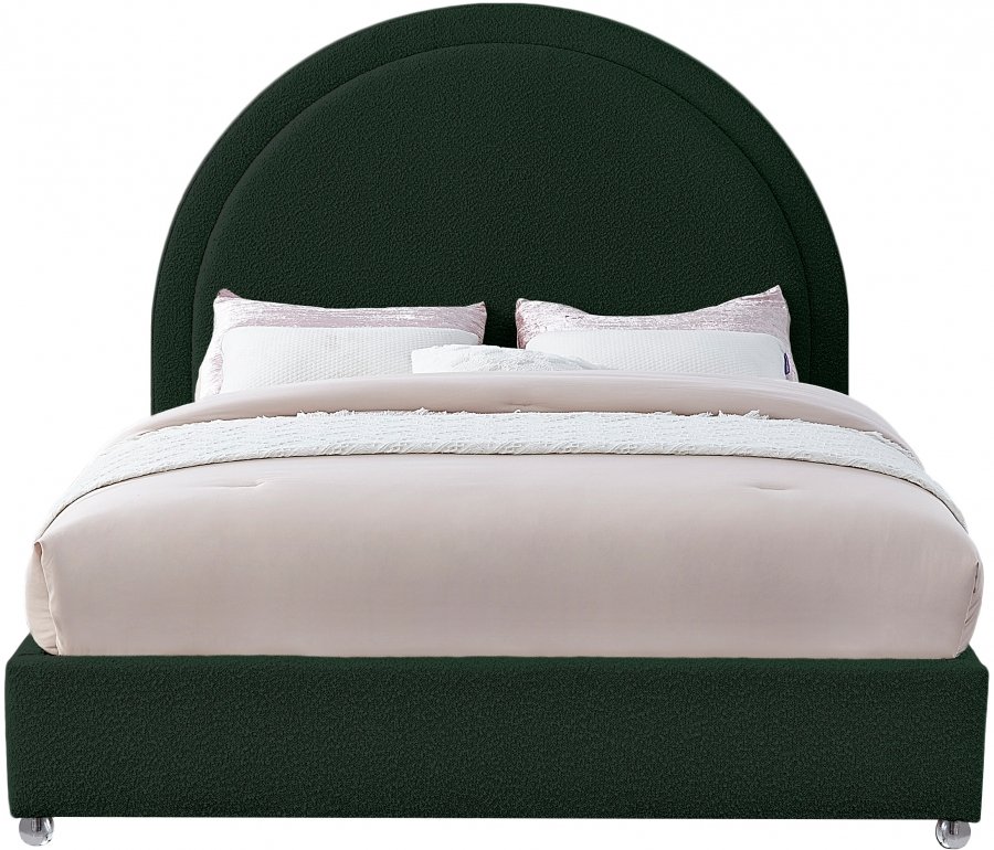 Milo Boucle Fabric Upholstered Bed - Image 3