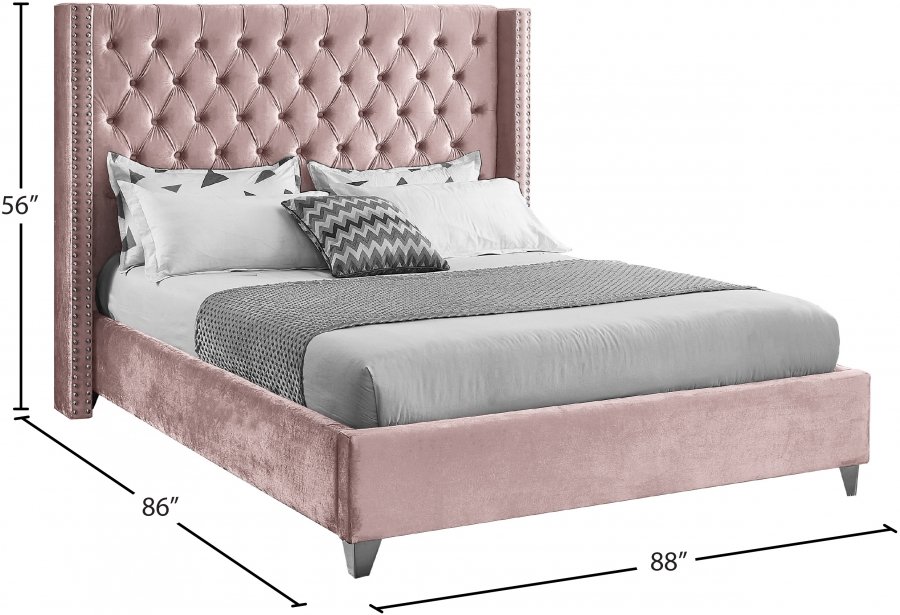 1809_0.jpg Aiden Velvet Upholstered Bed - Image 8