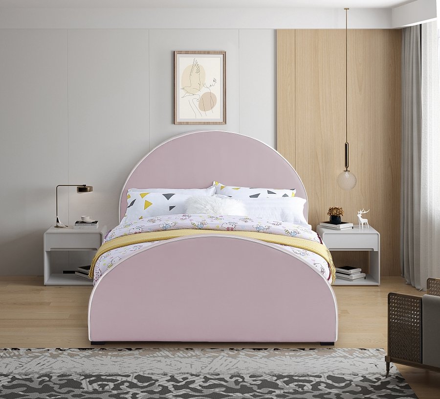 Brody Velvet Upholstered Bed - Image 4
