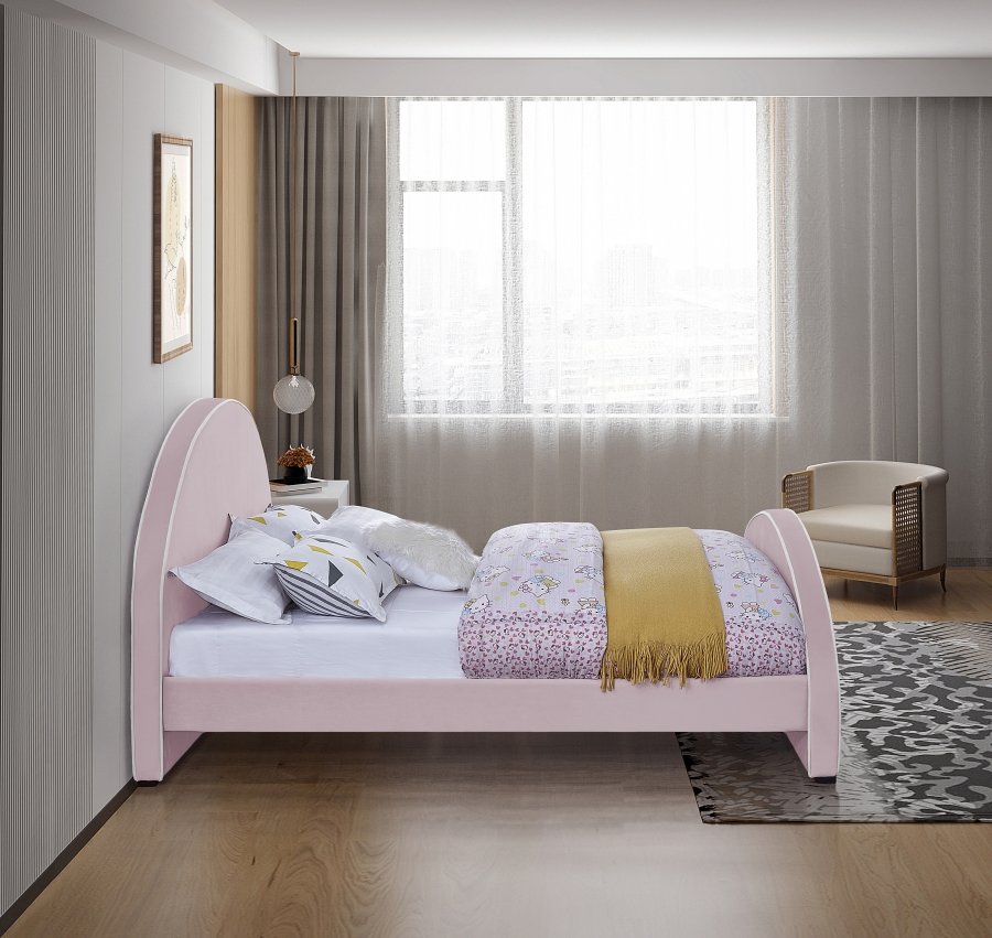 Brody Velvet Upholstered Bed - Image 5